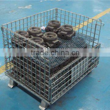 metal foldable cage pallets for storage use