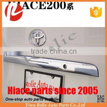 Chrome accessories rear door trim strips booth streamer for Toyota hiace 05-16