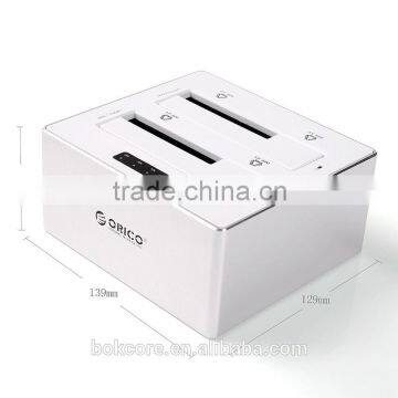 8TB 2-Bay 2.5" 3.5" sata hdd docking station for Mac