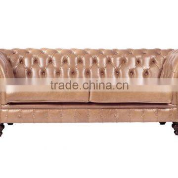 2016 luxury leather chesterfield sofa 3 seater sofa tufted couch