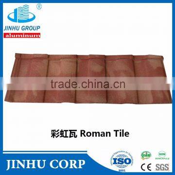 Colorful stone coated metal roofing/Stone Chip Coated Metal Roofing