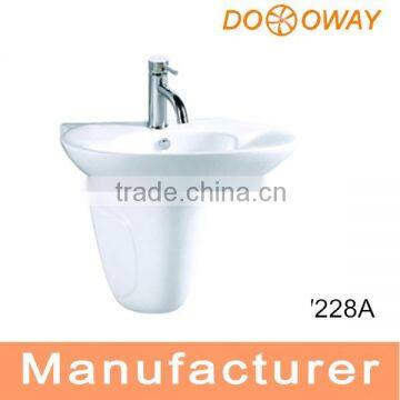 Ceramic Popular Bathroom Wall hung Wash BasinDW228A