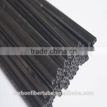high modulus carbon fiber tube by carbon fiber machine3mm x 2mm outside aquare -inner side round