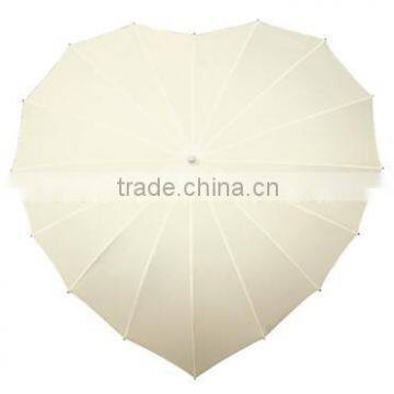 ivory heart umbrella