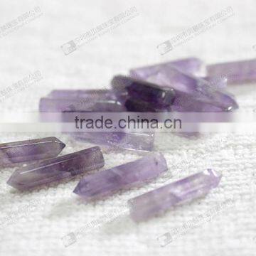 Natural gemstone wands,amethyst single points for pendants