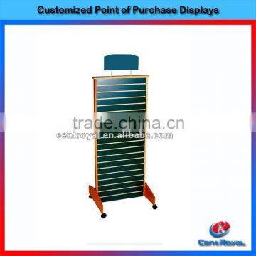 Hot sale wood leather belt display stand
