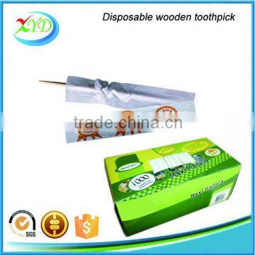 2016 high quality and low price paper wrapped toothpick made in China