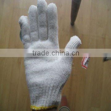 cotton knitting work glove