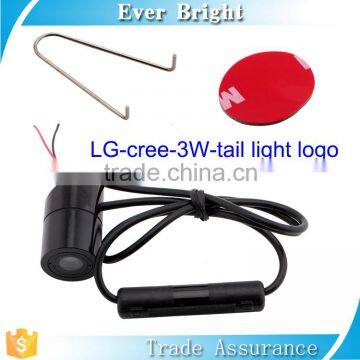 2016 Cheap Car Logos Price Aluminium 3w Led Car Tail Logo Lamp Light