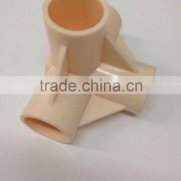 JY-A003|3 Way ABS Plastic Joint|Warehouse Rack ABS Plastic Joint|Coated Pipe ABS Plastic Joint photo-5