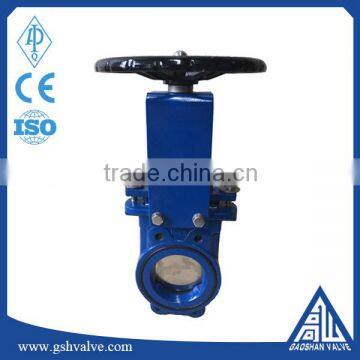 GGG40 slurry knife gate valve with EPDM seat