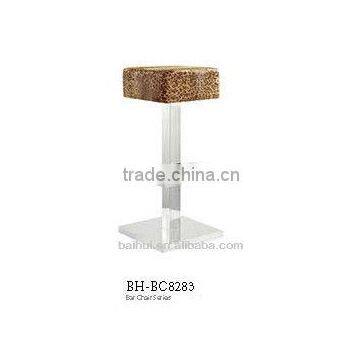 BH-BC8283 Modern Unique Style Bar Stool High Chair /bar Chair With Footrest photo-2