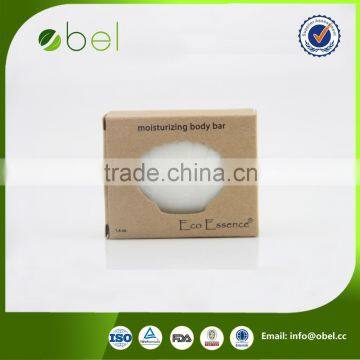 Shell type baby packing bar soap with cardboard box