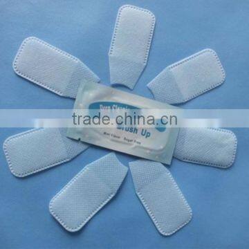 Finger Teeth Whitening Wipe Textured FingerTeeth Wipes Brush Ups Dental Clean Pre/Post Whitening FREEPOST