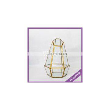 LDJ039 indooe decoration diamond shape geometric candle holder wholesale