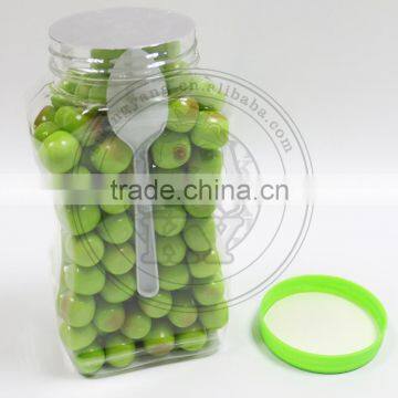 2.5g SM Green Apple Shaped Bubble Gum In Jar photo-5