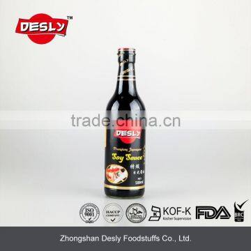 Desly Non-GMO premium japanese sushi soy sauce
