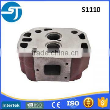 Forged aluminum cylinder heads for S1110 diesel engine