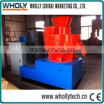 Ring die wood pellet machine with CE motor