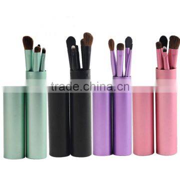 Small Portable 5pcs Eye Makeup brush set Eyeshadow Eyebrow Smudge Brush