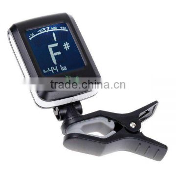 LCD Clip-on Guitar Tuner For Electronic Digital Chromatic Bass Violin Ukulele