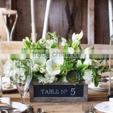 Beautiful Wooden Wedding Centerpiece photo-6