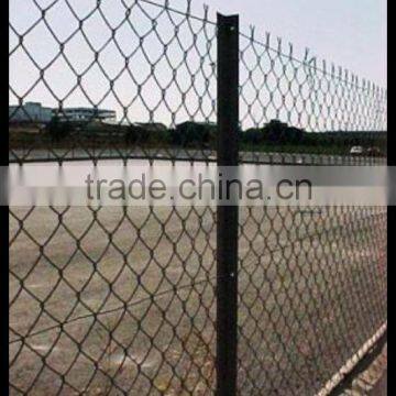 12.5 Gague Chain Link Fence,corner Post,sport Ground Fence photo-2