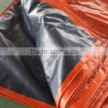 Orange color hail protection car covers poly tarp,car storage shelter cover tarpaulin