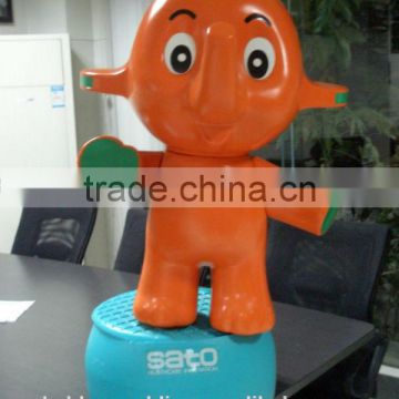 Japan plastic animal toys for exhibition plastic elephant for kids