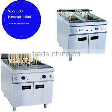 2015 new electric commercial stainless steel Lava Rock Grill Automatic deep fryer