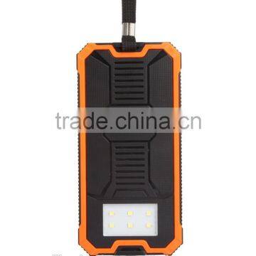 12000mAh waterproof portable Device charger phone mobile power bank
