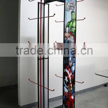 Red Metal Hanging Bag Display Stand photo-4