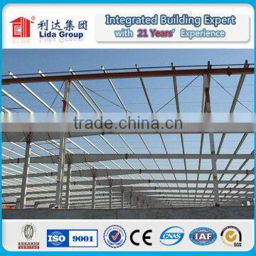 Custom-made steel structure building for workshop factory