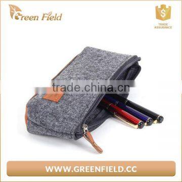 OEM Best High Quality Custom Fabric Felt Multifunction Pencil Case Made in China photo-3