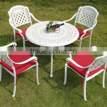 Garden Backyard Furniture Cast Aluminum Table And Chair photo-5