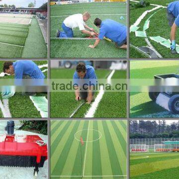 Fake Turf Grass China Factory Durable and Curl Stem Yarn Artificial Turf photo-4