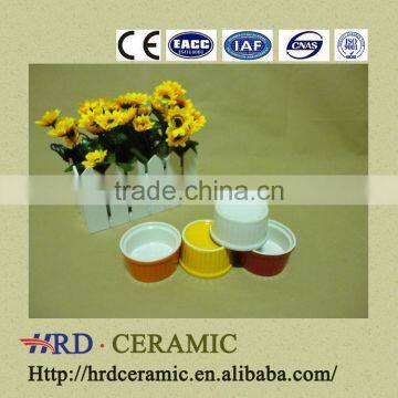 Daily Use Round Porcelain Ceramic Bakeware Bowl