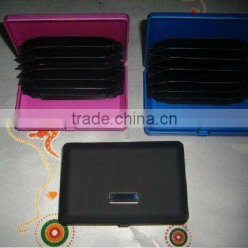 Metal business card case