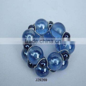 Napkin ring in glass beads can be in any colour