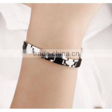 8.66" Men's Tungsten Steel Bio Health Care Magnetic Therapy Link Bracelet photo-6