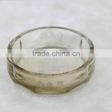 clear glass ashtray ,round glass ashtray, ashtray