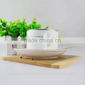 Natural material creative design bamboo cup coaster