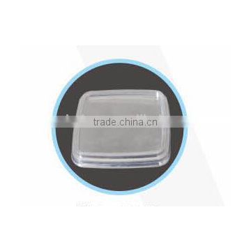 Square 90mm plastic container PET lids Plastic