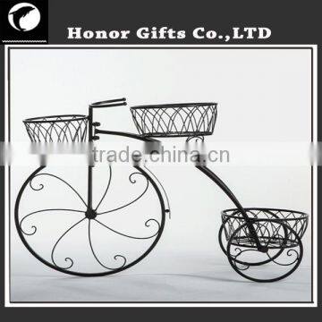 Decorative Wrought Iron Bicycle Plant Stand Iron Bicycle Plant Stand photo-3