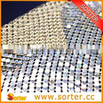 Manufacturer Good Price Metal Sequin Fabric Bathroom Curtains photo-4