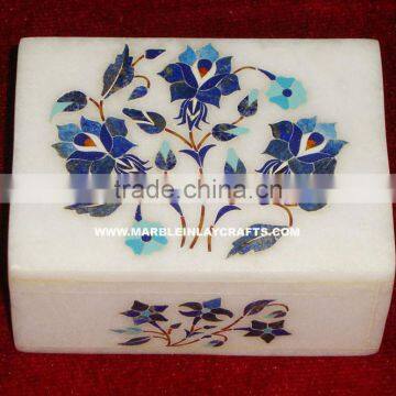 Decorative Inlay Marble Boxes, Marble Inlay Boxes