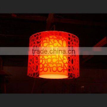 Wholesale Custom Painted Acrylic Plexiglass Handmade Number Lampshade photo-5