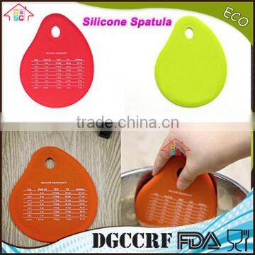 NBRSC Silicone Pastry Cutter Cream Measuring Unit Silicone Bowl Scraper Pot Pan Cleaning Baking Kitchen Tool photo-2