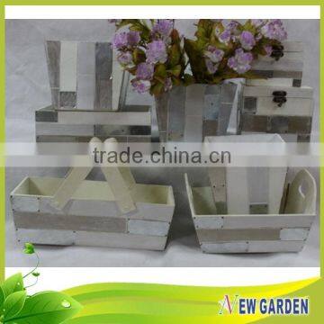 High Grade Farmhouse Durable Decorative Metal Window Box Planters photo-2