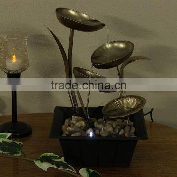 Four Leaf Cascading Tabletop Fountain photo-3